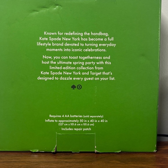 Kate Spade Red Strawberry Inflatable Decor - Picture 3 of 4